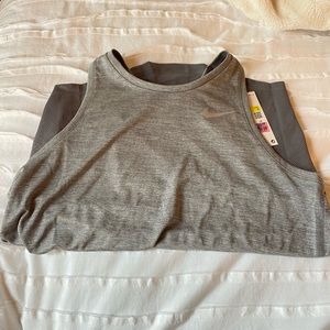 Gray Nike Women’s Running Tank Top